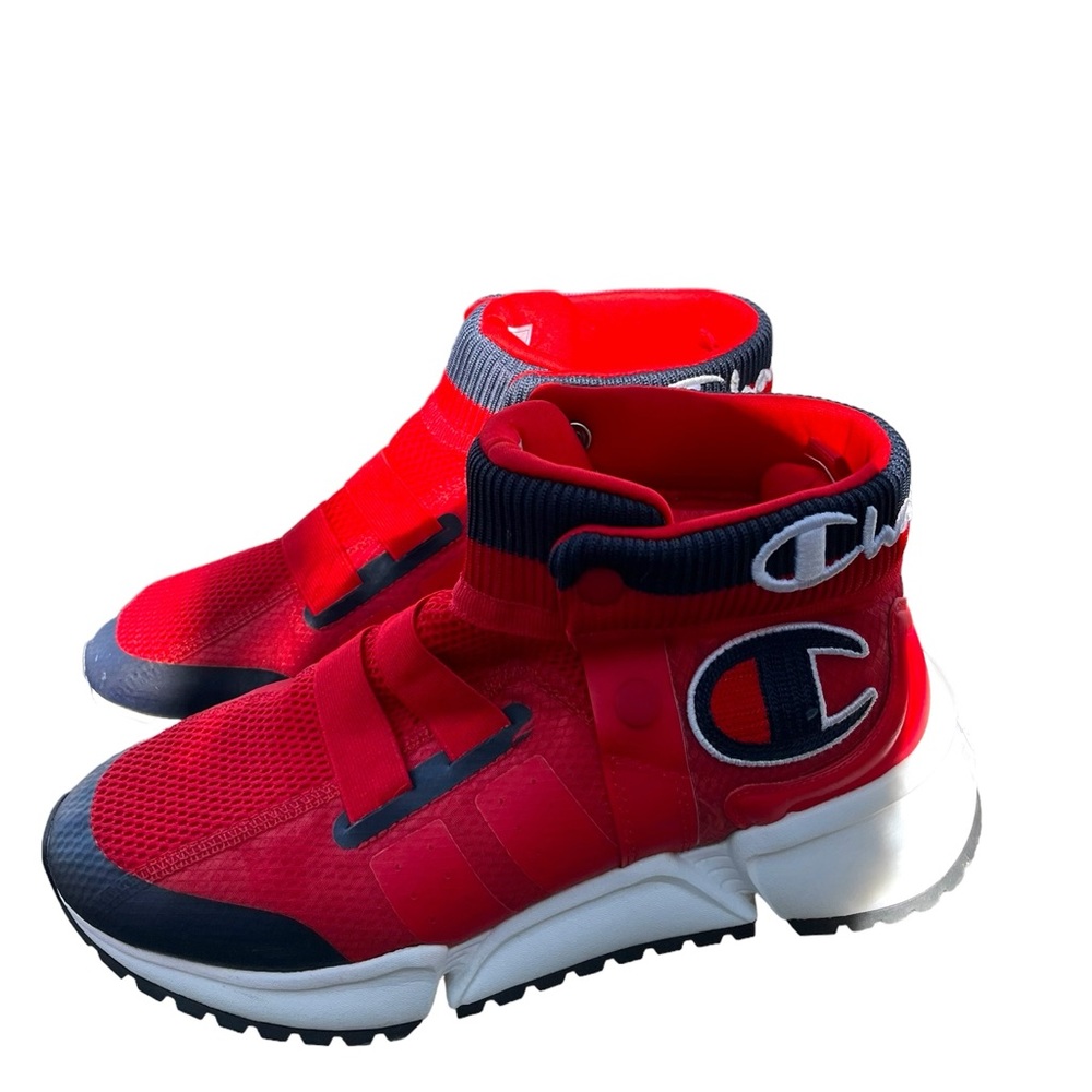 Men's/Youth Size 7 Champion Red High-Top Athletic Sneakers Shoes